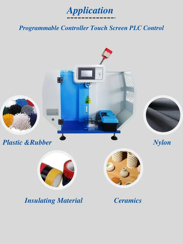 Macchine di prova di impatto di carpa digitale industriale per plastica e gomma 0