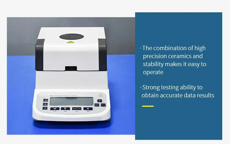Analisatore di umidità di alogeni rapidi per grani di arachidi per laboratorio 0