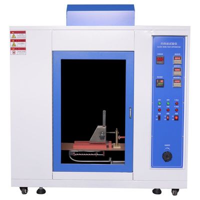 Taste Glow Wire Combustion Flame Test Chamber Workpieces Tester di infiammabilità verticale